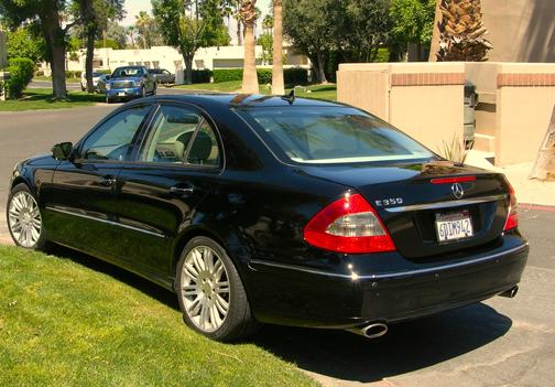 Black 2008 Mercedes-Benz E-Class E 350