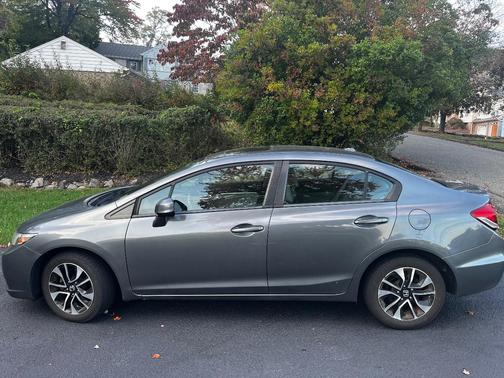 Gray 2013 Honda Civic EX-L