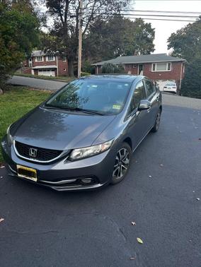 Gray 2013 Honda Civic EX-L