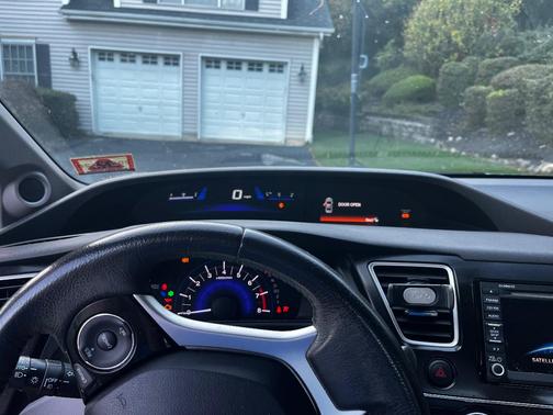 Gray 2013 Honda Civic EX-L