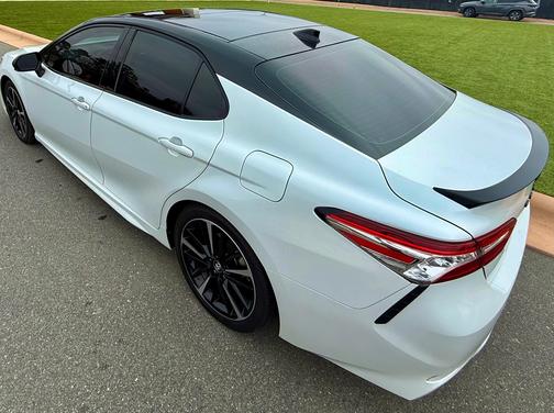 White 2020 Toyota Camry XSE