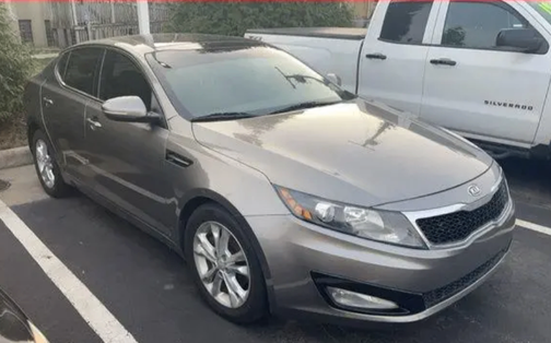 Gray 2012 Kia Optima EX