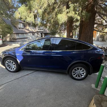 Blue 2017 Tesla Model X 75D