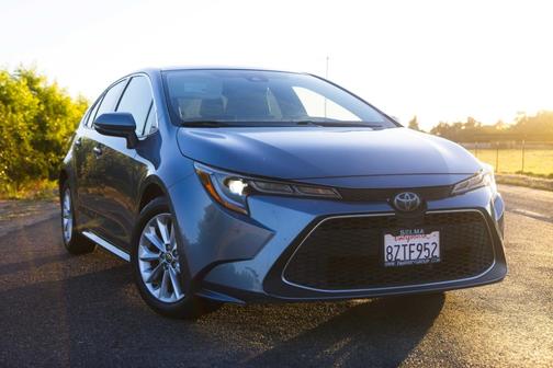 Blue 2020 Toyota Corolla XLE