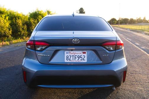 Blue 2020 Toyota Corolla XLE