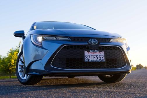 Blue 2020 Toyota Corolla XLE