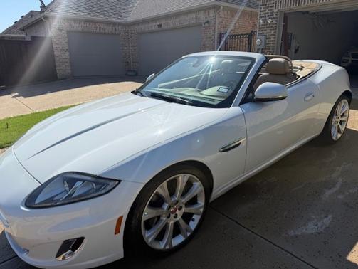 White 2014 Jaguar XK Base