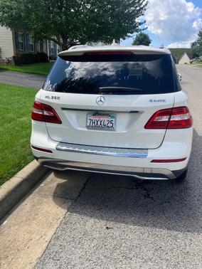 White 2015 Mercedes-Benz M-Class ML 350 4MATIC