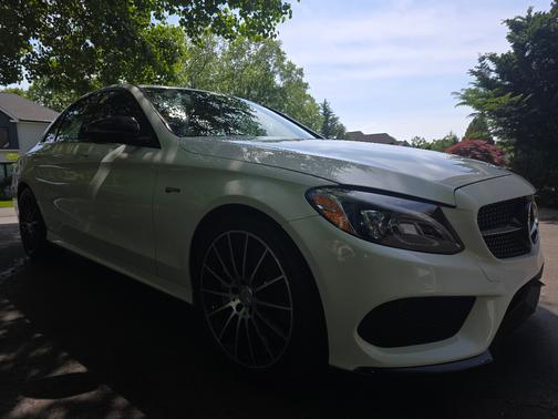 White 2017 Mercedes-Benz AMG C 43 4MATIC