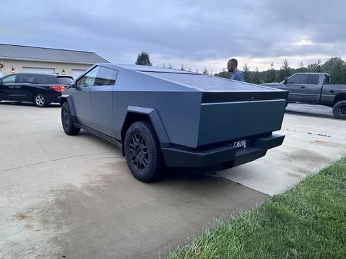 Blue 2024 Tesla Cybertruck AWD