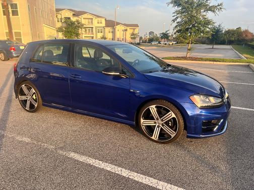 Blue 2015 Volkswagen Golf R 4-Door