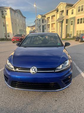 Blue 2015 Volkswagen Golf R 4-Door