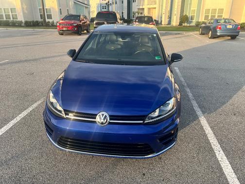 Blue 2015 Volkswagen Golf R 4-Door