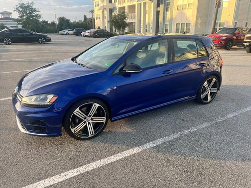 Blue 2015 Volkswagen Golf R 4-Door