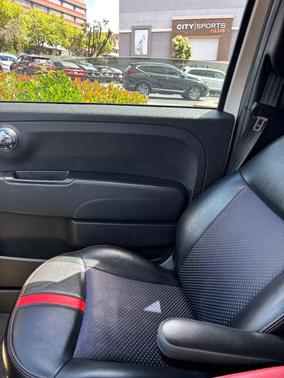 White 2014 FIAT 500e Battery Electric