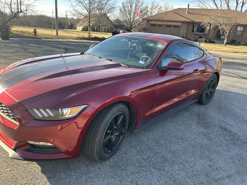 Red 2017 Ford Mustang V6