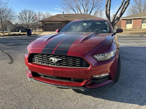 Red 2017 Ford Mustang V6