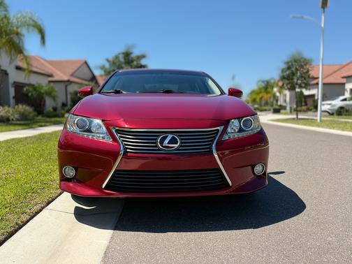 Red 2015 Lexus ES 350 Crafted Line
