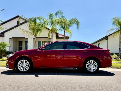 Red 2015 Lexus ES 350 Crafted Line