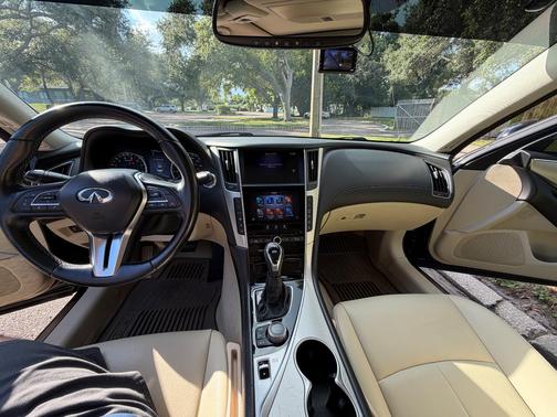 Black 2020 INFINITI Q50 3.0t LUXE
