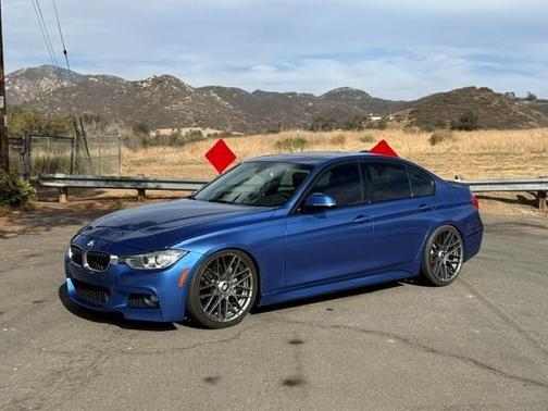 Blue 2015 BMW 335 i