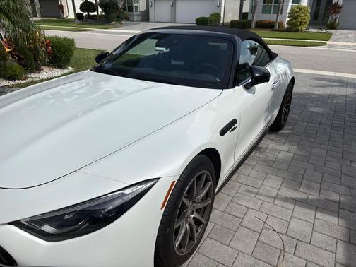 White 2023 Mercedes-Benz AMG SL 43 Base