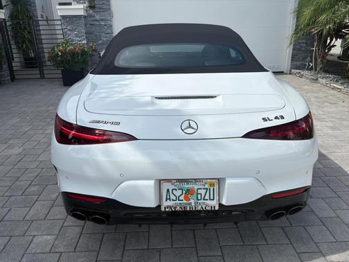White 2023 Mercedes-Benz AMG SL 43 Base