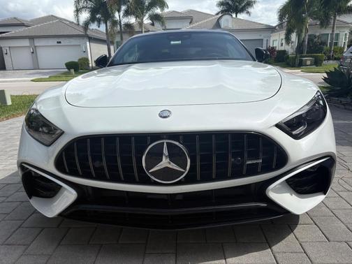 White 2023 Mercedes-Benz AMG SL 43 Base