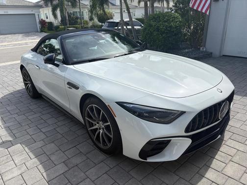 White 2023 Mercedes-Benz AMG SL 43 Base
