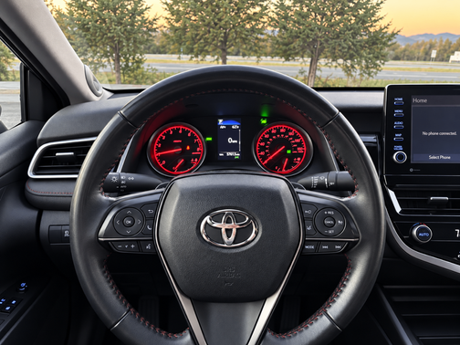Blue 2022 Toyota Camry TRD V6