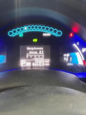 Blue 2015 Nissan Leaf S