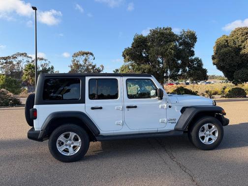 White 2018 Jeep Wrangler Unlimited Sport S
