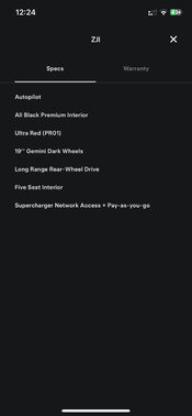 Red 2025 Tesla Model Y Long Range RWD