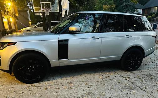 Silver 2019 Land Rover Range Rover 3.0L V6 Supercharged HSE
