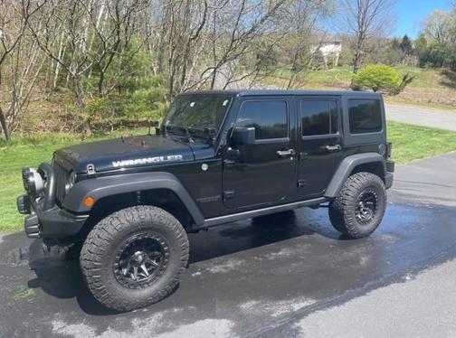 Black 2017 Jeep Wrangler Unlimited Sport