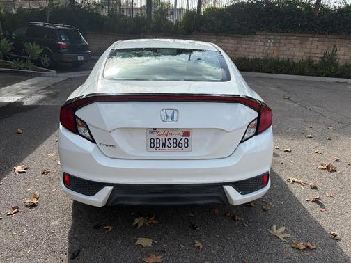 White 2017 Honda Civic LX-P