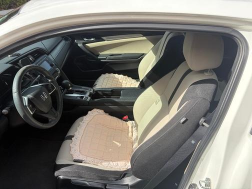 White 2017 Honda Civic LX-P