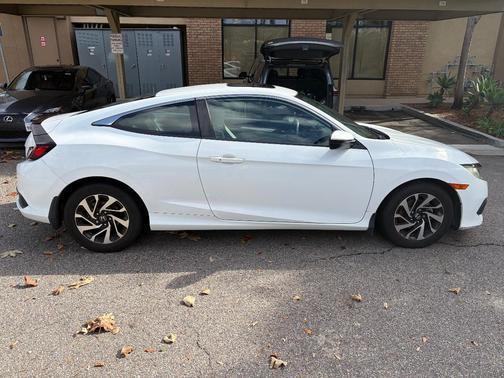 White 2017 Honda Civic LX-P
