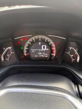White 2017 Honda Civic LX-P