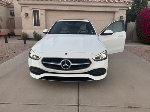 White 2025 Mercedes-Benz C-Class C 300