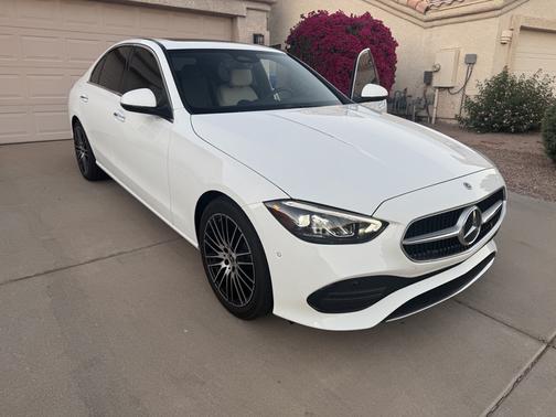 White 2025 Mercedes-Benz C-Class C 300