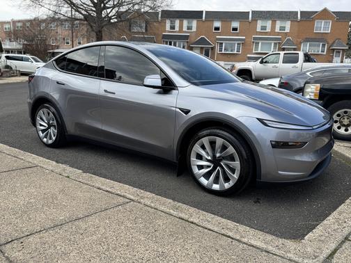 Silver 2026 Tesla Model Y Long Range Launch Series AWD