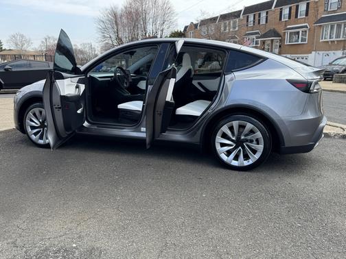 Silver 2026 Tesla Model Y Long Range Launch Series AWD