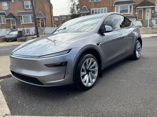 Silver 2026 Tesla Model Y Long Range Launch Series AWD