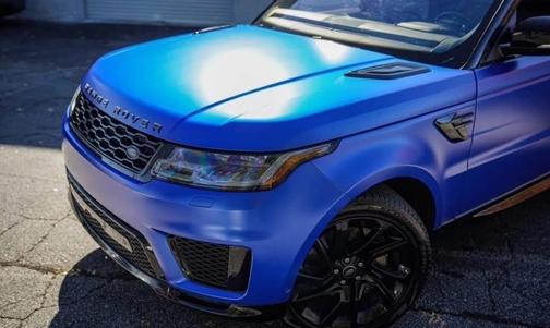 Blue 2021 Land Rover Range Rover Sport HSE Silver Edition
