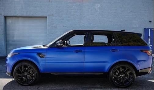Blue 2021 Land Rover Range Rover Sport HSE Silver Edition