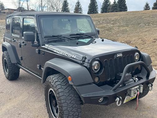 Black 2008 Jeep Wrangler Unlimited Rubicon