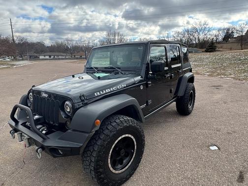 Black 2008 Jeep Wrangler Unlimited Rubicon