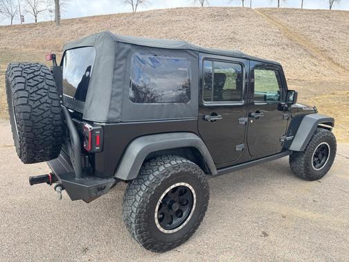 Black 2008 Jeep Wrangler Unlimited Rubicon