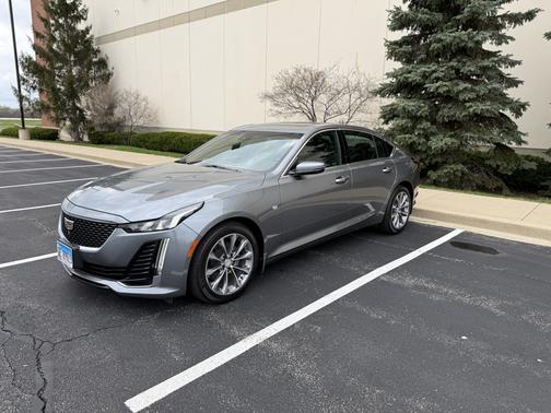 Silver 2021 Cadillac CT5 Premium Luxury AWD